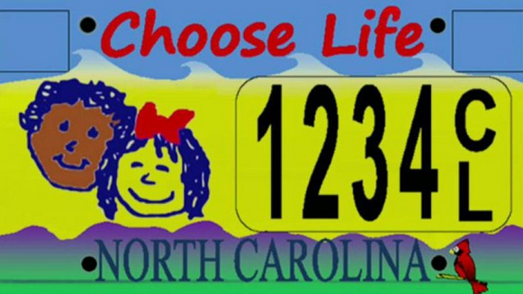 Choose Life License Plates Win In North Carolina
